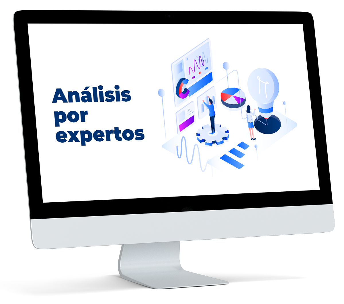 Computadora realizando análisis de marca de sitios web en Bolivia